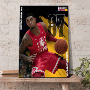 Dejounte Murray 87 NBA All Star 2022 Poster Canvas