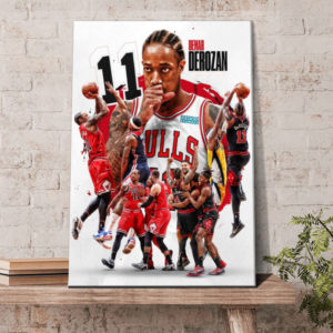 Demar DeRozan For MVP Chicago Bulls Poster Canvas