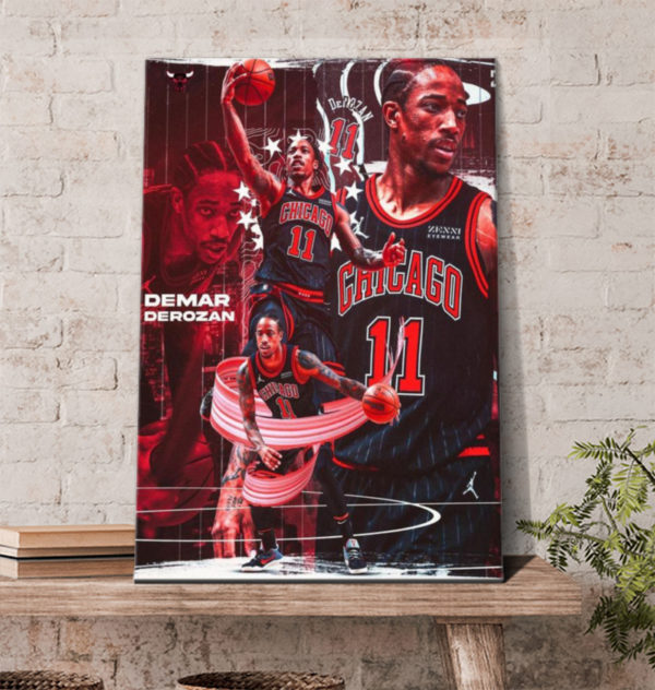 Demar DeRozan For MVP Poster Canvas