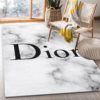 Dior Logo Violet Area Carpet Rug