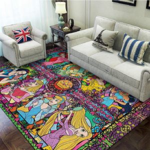 Disney All Cartoon Characters Area Rug Carpet