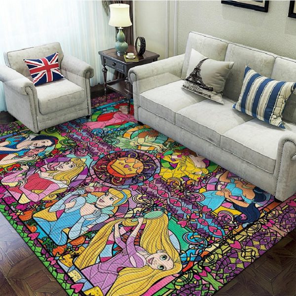 Disney All Cartoon Characters Area Rug Carpet