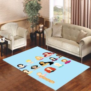 Disney All Princess Area Rug Carpet