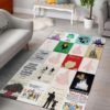 Disney Pixar Movie Characters Princesses Bambi Hercules Mickey  Area Rug Carpet