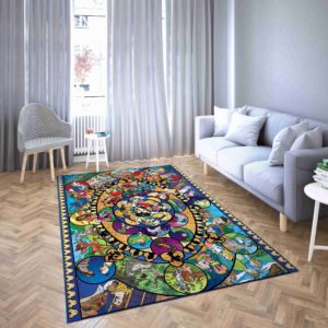 Disney Character Puzzle Pieces Area Rug Carpet