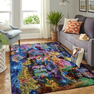 Disney Characters Area Rug Carpet For Living Room