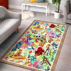 Disney Characters Area Rug Carpet