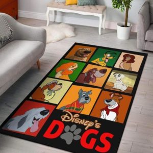 Disney Dogs Area Rug Carpet