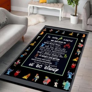 Disney In The Castle Area Rug Carpet