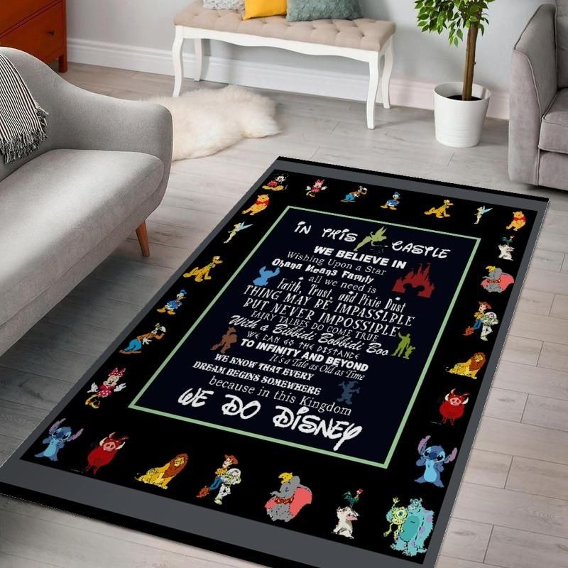 Disney In The Castle Area Rug Carpet Disney In The Castle Area Rug Carpet