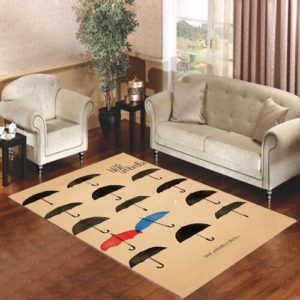 Disney Pixars The Blue Umbrella Area Rug Carpet For Living Room