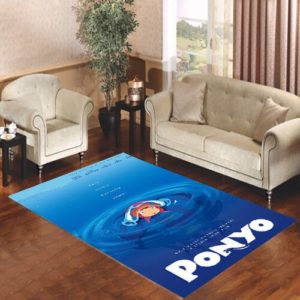 Disney Ponyo Area Rug Carpet For Living Room