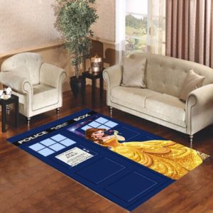 Disney Princess Belle Tardis Area Rug Carpet