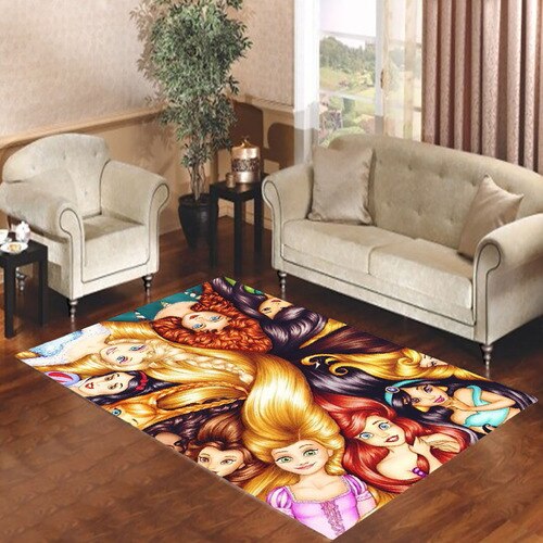 Disney Princess Hair Pile Area Rug Carpet Disney Princess Hair Pile Area Rug Carpet