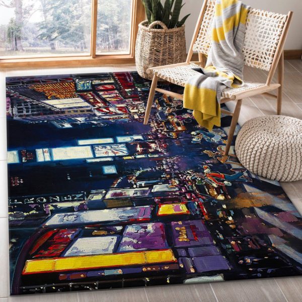 Disney Street Background Area Rug Carpet