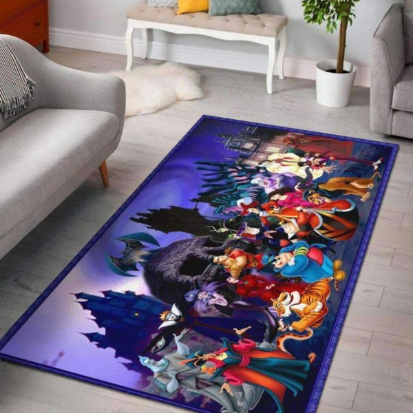 Disney Villains Area Rug Carpet