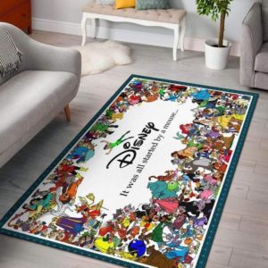 Disney World  Area Rug Carpet