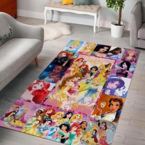 Disneys Princesses Area Rug Carpet  For Bedroom