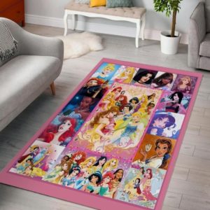 Disneys Princessess Area Rug Carpet