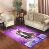 Disney Retro Disneyland Ticket Blue Area Rug Carpet