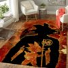 Dragon Ball Z Silhouette Anime Area Rug For Living Room