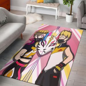 Drift And Ninja Of Fortnite Rug Bedroom Area Rug