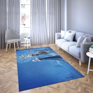 Elsa Anna Olaf And Sven Disney Area Rug Carpet