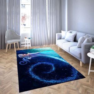 Elsa Frozen Disney Area Rug Carpet For Living Room
