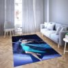 Elsa Princess Frozen Disney Area Rug Carpet For Living Room