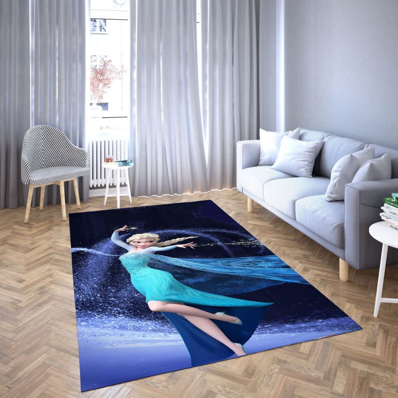 Elsa Princess Frozen Disey Area Rug Carpet For Bedroom Elsa Princess Frozen Disey Area Rug Carpet For Bedroom