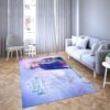 Elsa Princess Frozen Disney Area Rug Carpet For Living Room