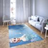Elsa Princess Frozen Disney Area Rug Carpet Home Decor For Living Room