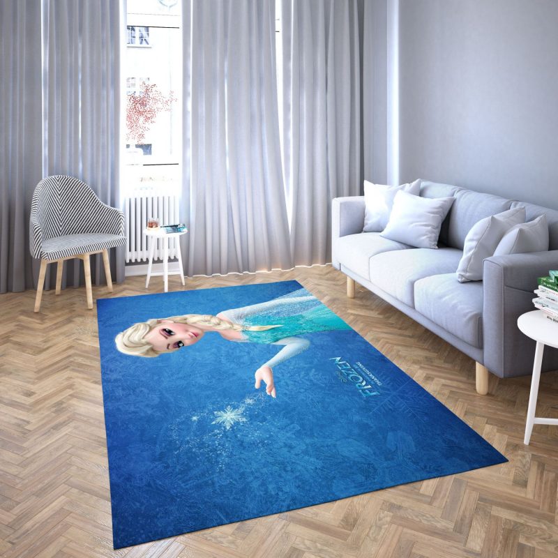 Elsa Princess Frozen Disney Area Rug Carpet Home Decor Elsa Princess Frozen Disney Area Rug Carpet Home Decor