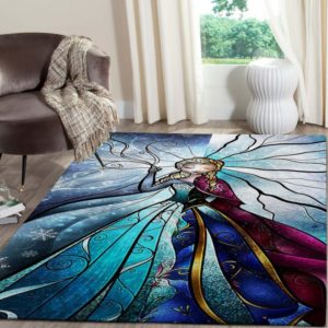 Elsa and Anna Disney Area Rug Living Room