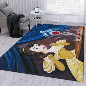 Enchanted Rose Disney Area Rug Carpet