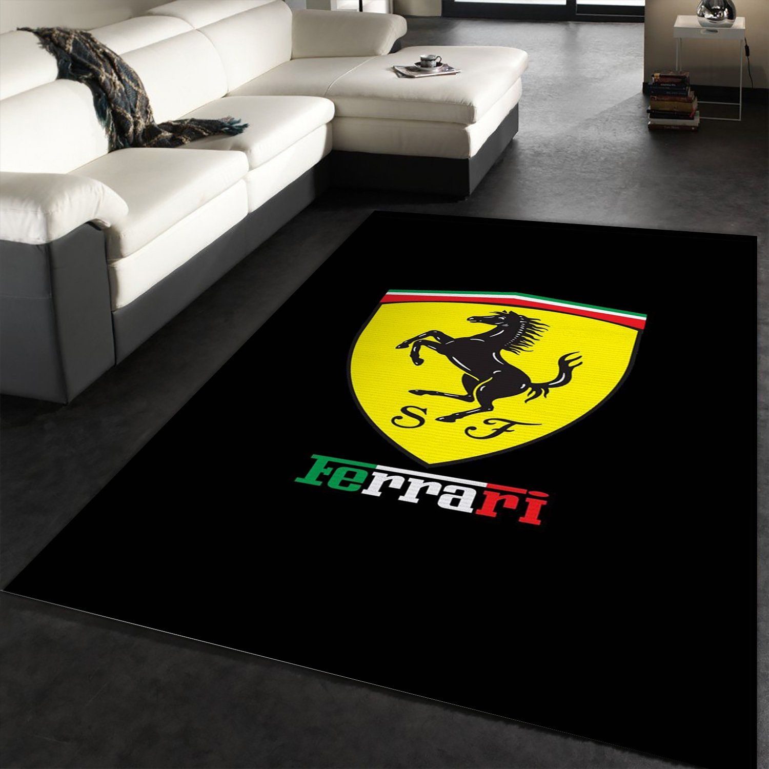 Ferrari Amoled Rug Bedroom Family Gift US Decor Ferrari Amoled Rug Bedroom Family Gift US Decor
