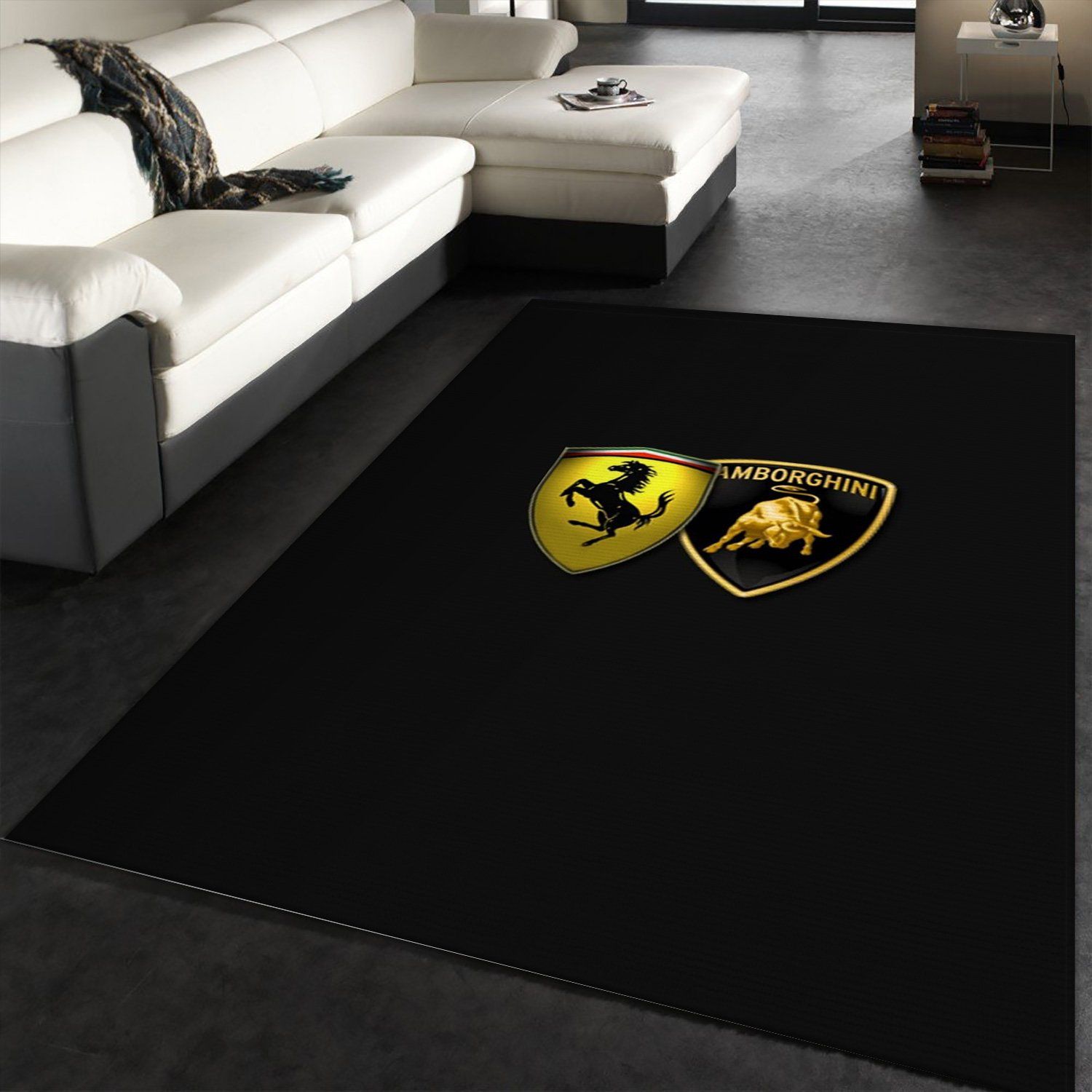 Ferrari Area Rug For Christmas Bedroom Christmas Gift US Decor Ferrari Area Rug For Christmas Bedroom Christmas Gift US Decor