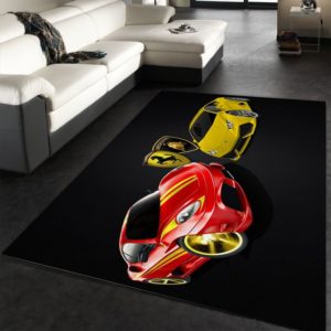 Ferrari Ghini Area Rug For Bedroom
