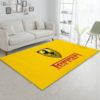 Ferrari Logo Hd Area Rug For Bedroom Floor Decor