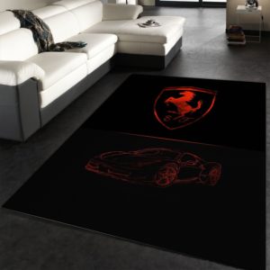 Ferrari Mb Area Rug Carpet