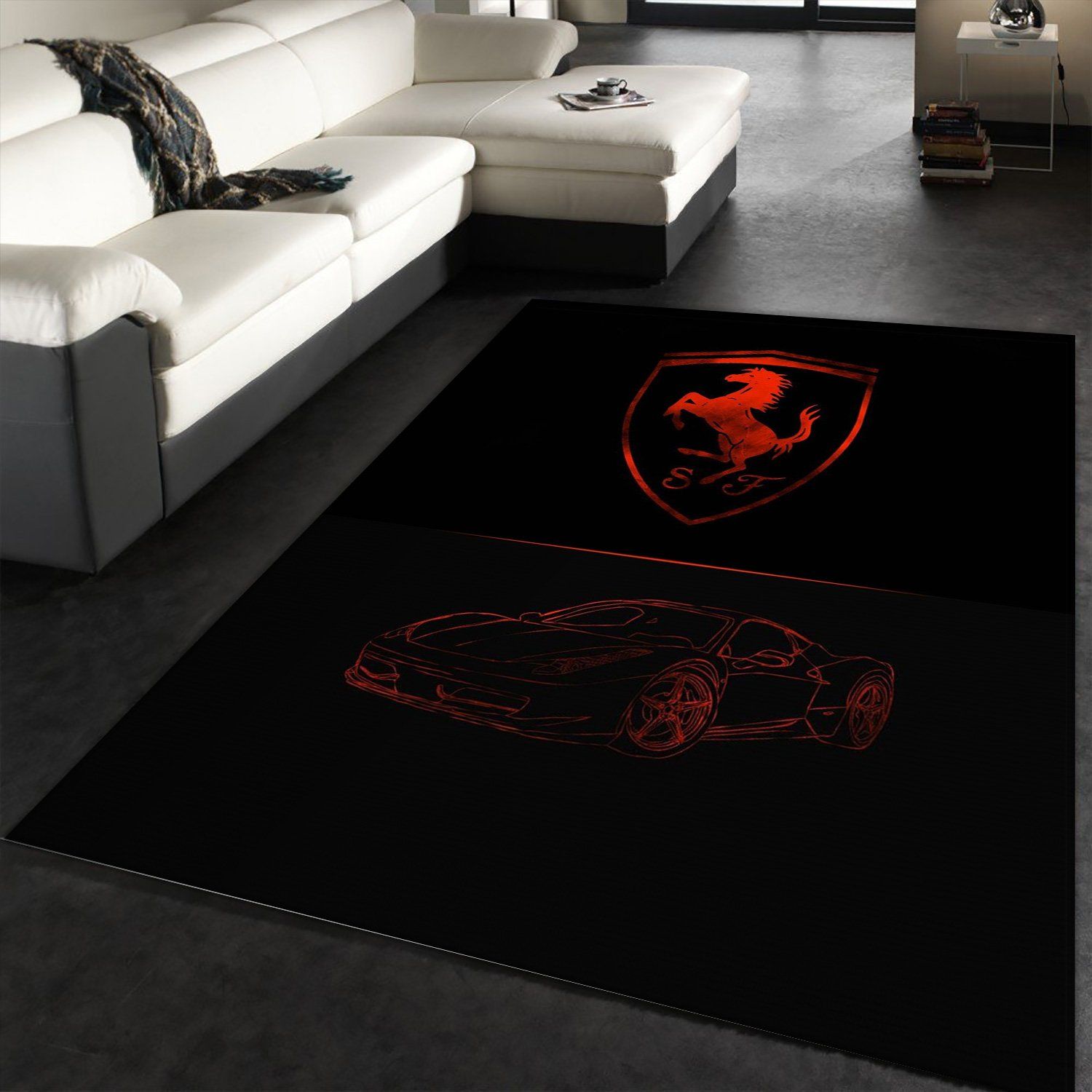 Ferrari Mb Area Rug Carpet Ferrari Mb Area Rug Carpet