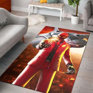 Fortnite Inferno Area Rug Bedroom Home Decor