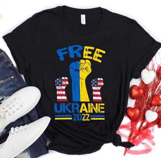 Free Ukraine 2022 Stand With Ukraine T-shirt Free Ukraine 2022 Stand With Ukraine T-shirt