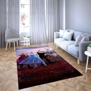 Frozen Characters Disney Area Rug Carpet