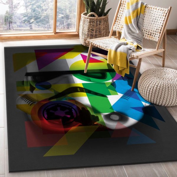Geometric Star Wars Area Rug Carpet
