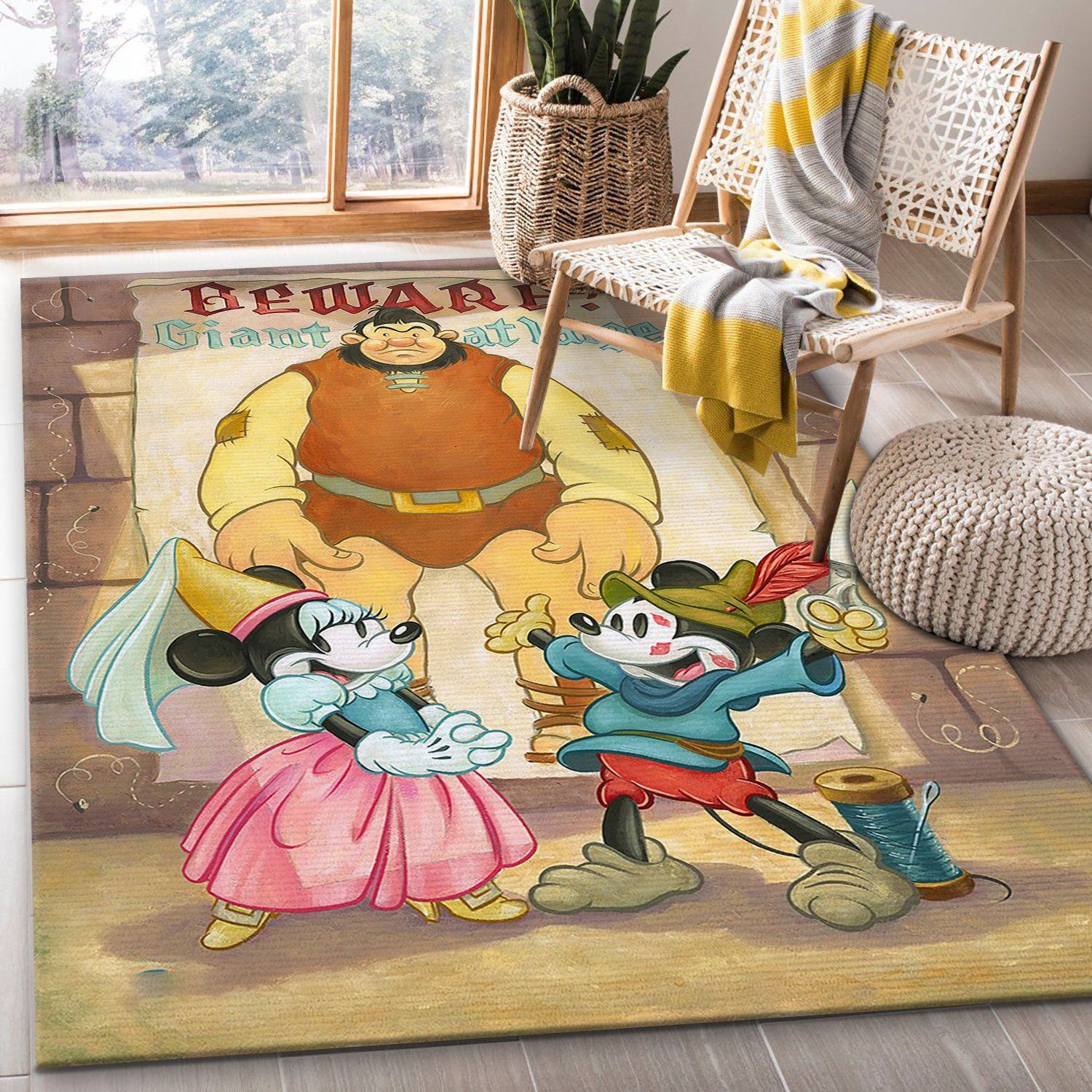 Giant Mickey Minnie Mouse Disney Area Rug Carpet Giant Mickey Minnie Mouse Disney Area Rug Carpet