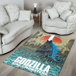 Godzilla King Of The Monsters Area Rug Home Decor