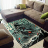 Godzilla Vs King Kong In The City Rug Home Decor