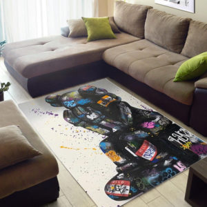Graffiti Companion Art Kaws Rug Home Decor
