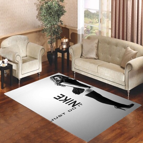 Grey Nike Girl Area Carpet Rugs Grey Nike Girl Area Carpet Rugs